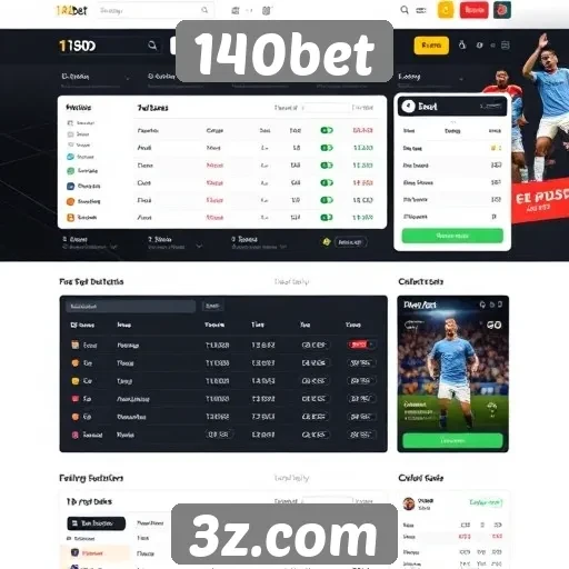 Interface do usuário do site 140bet avaliada